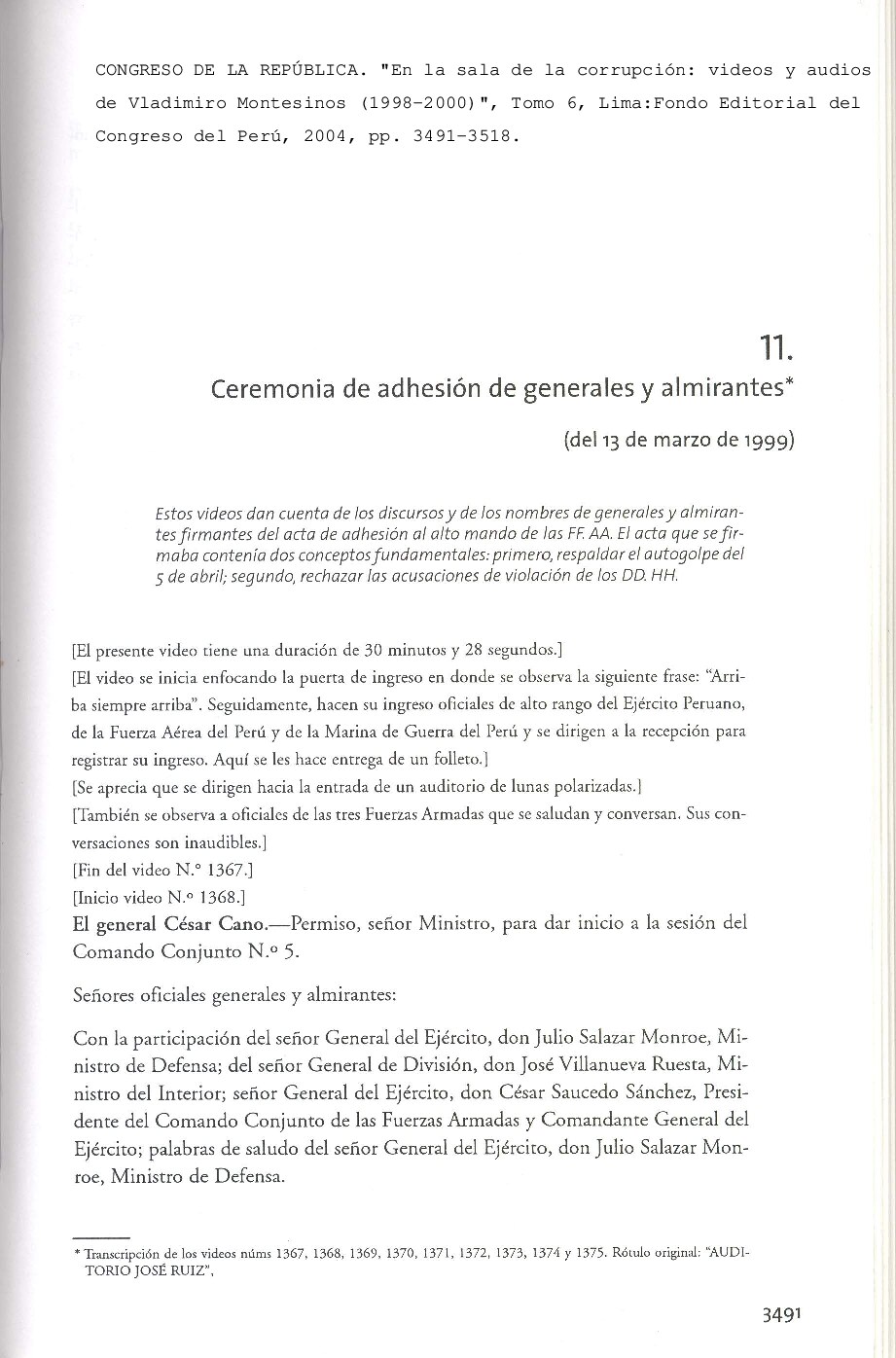 Ceremonia de adhesión de generales y almirantes (del 13 de -- Congreso de la República del Perú -- En la sala de la corrupción _ Videos y audios de -- 902e83492e8dbf756d065845dc99a35c -- Anna’s Archive
