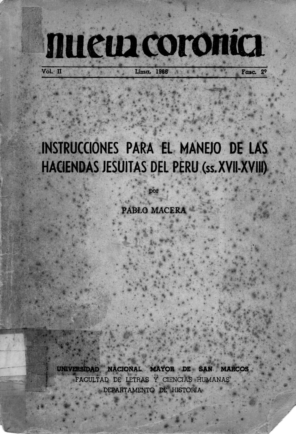 Instrucciones para el manejo de las haciendas jesuitas del -- Pablo Macera -- Nueva Corónica (2_2), Nueva Corónica (2_2), 1966 -- Universidad Nacional -- 6b5dc533f649adadd253a8fd63aff823 -- Anna’s Archive