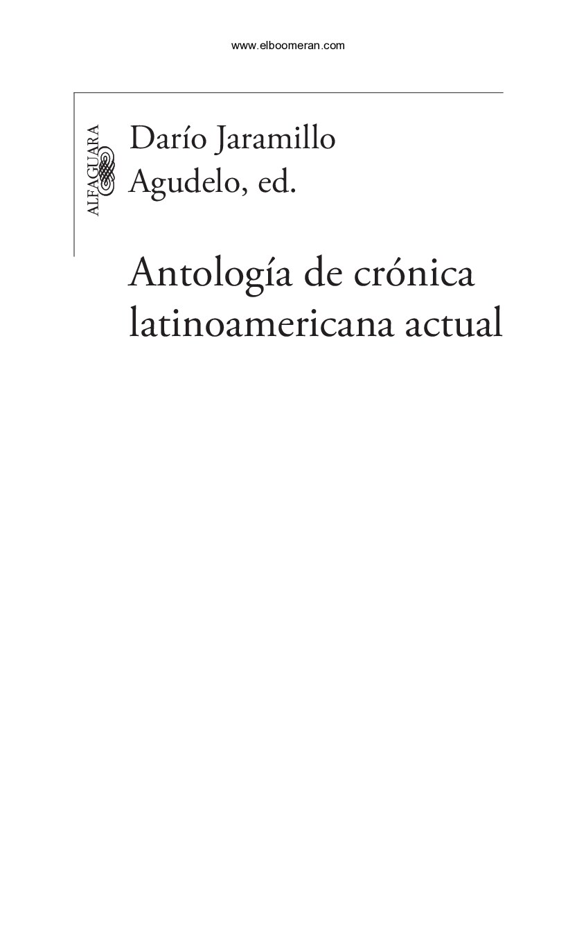 Antología de la crónica latinoamericana