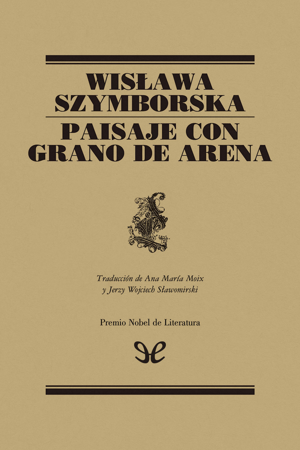 Paisaje con grano de arena