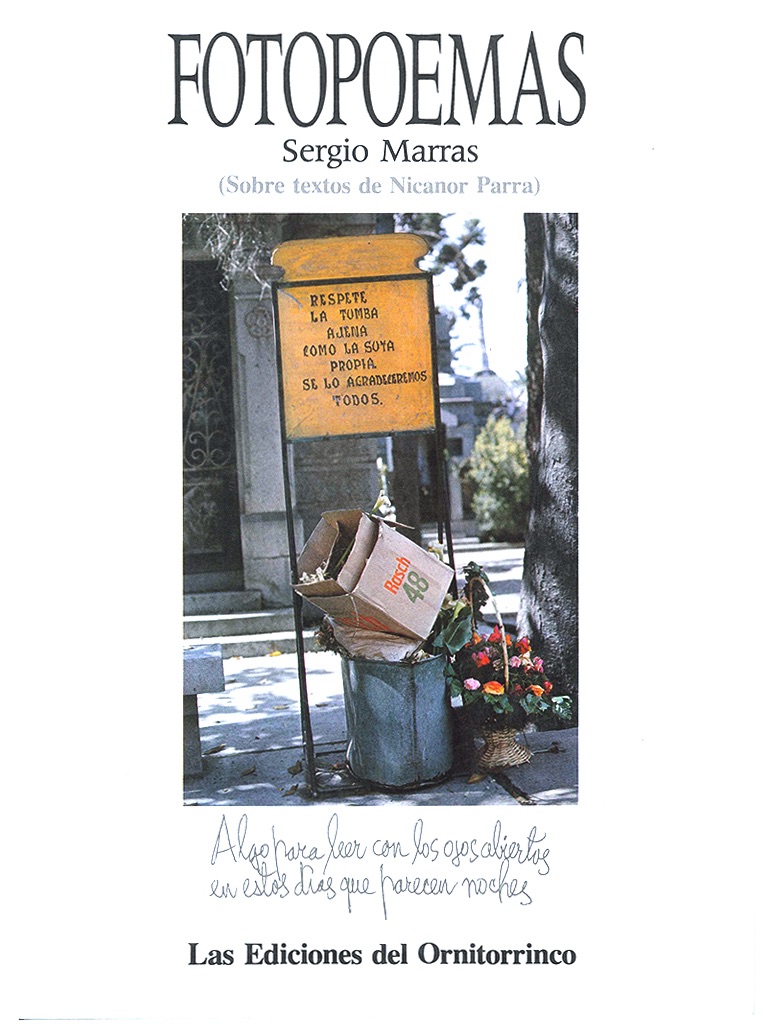 Fotopoemas: (sobre textos de Nicanor Parra)  /
