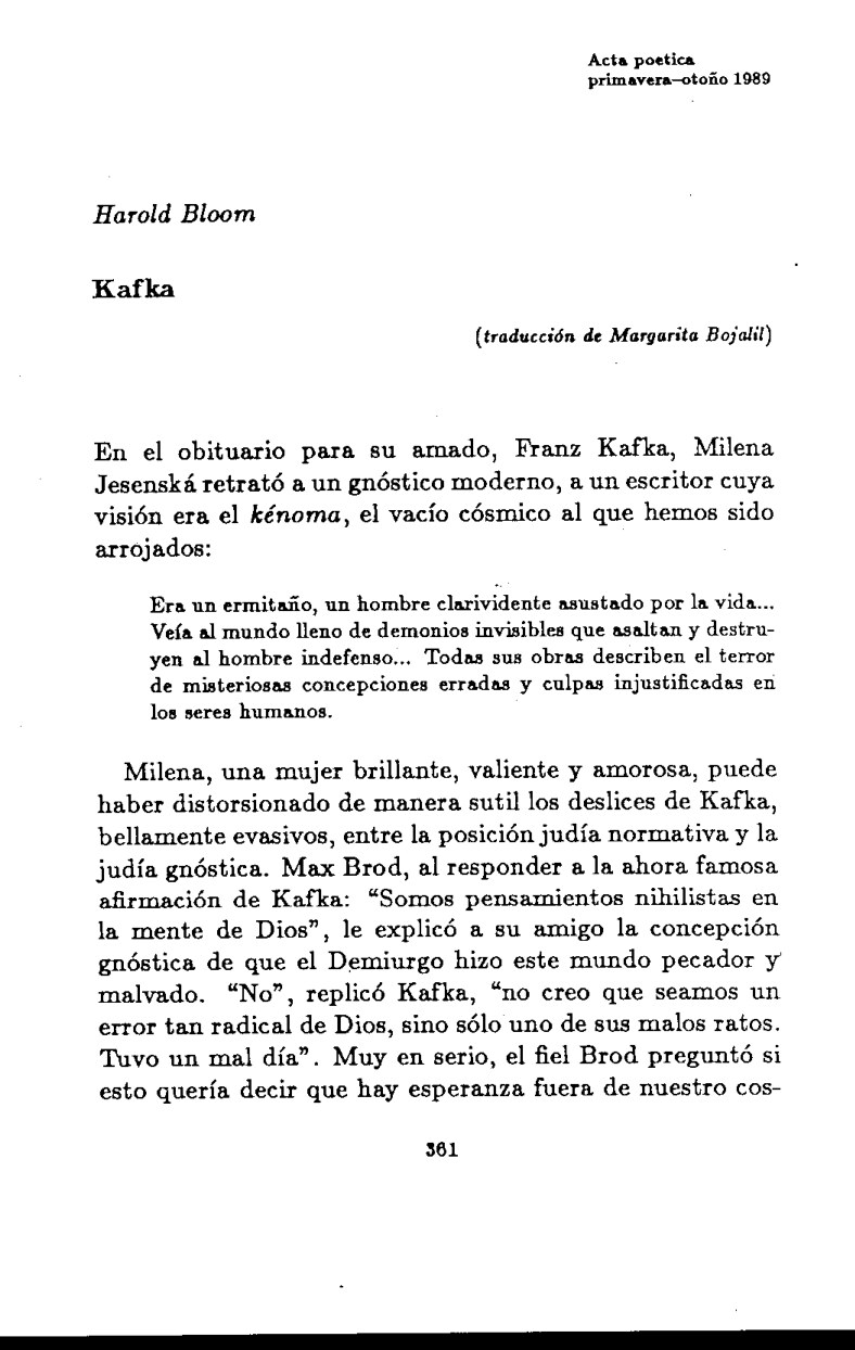 [Acta Poética 2005-jan 01 vol. 9 iss. 1-2] Kafka{Bloom, Harold}(2005 Enero 01)[10.19130_iifl.ap.1989.1-2.647]{88075473} libgen.li