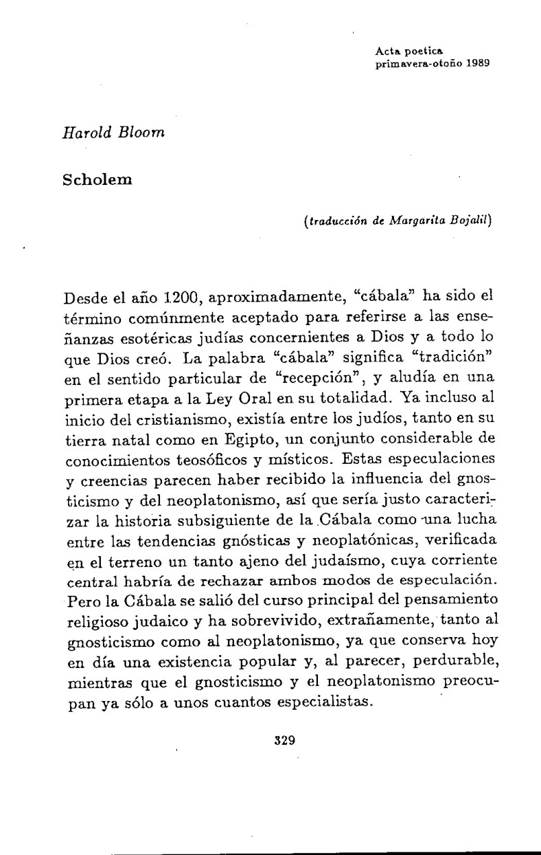 [Acta Poética 2005-jan 01 vol. 9 iss. 1-2] Scholem{Bloom, Harold}(2005 Enero 01)[10.19130_iifl.ap.1989.1-2.646]{88075472} libgen.li