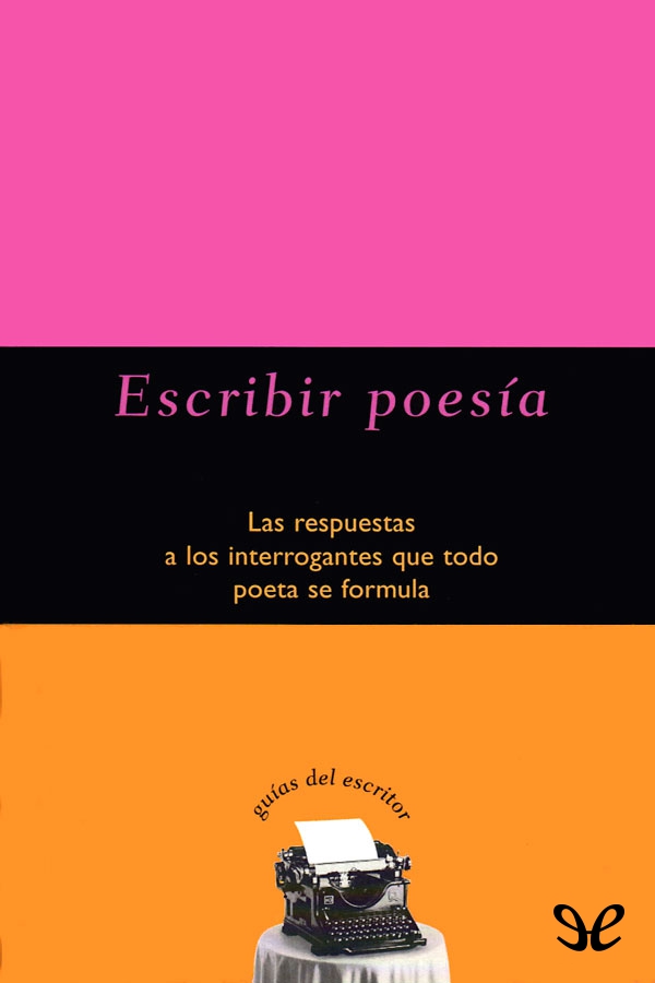 Escribir poesía