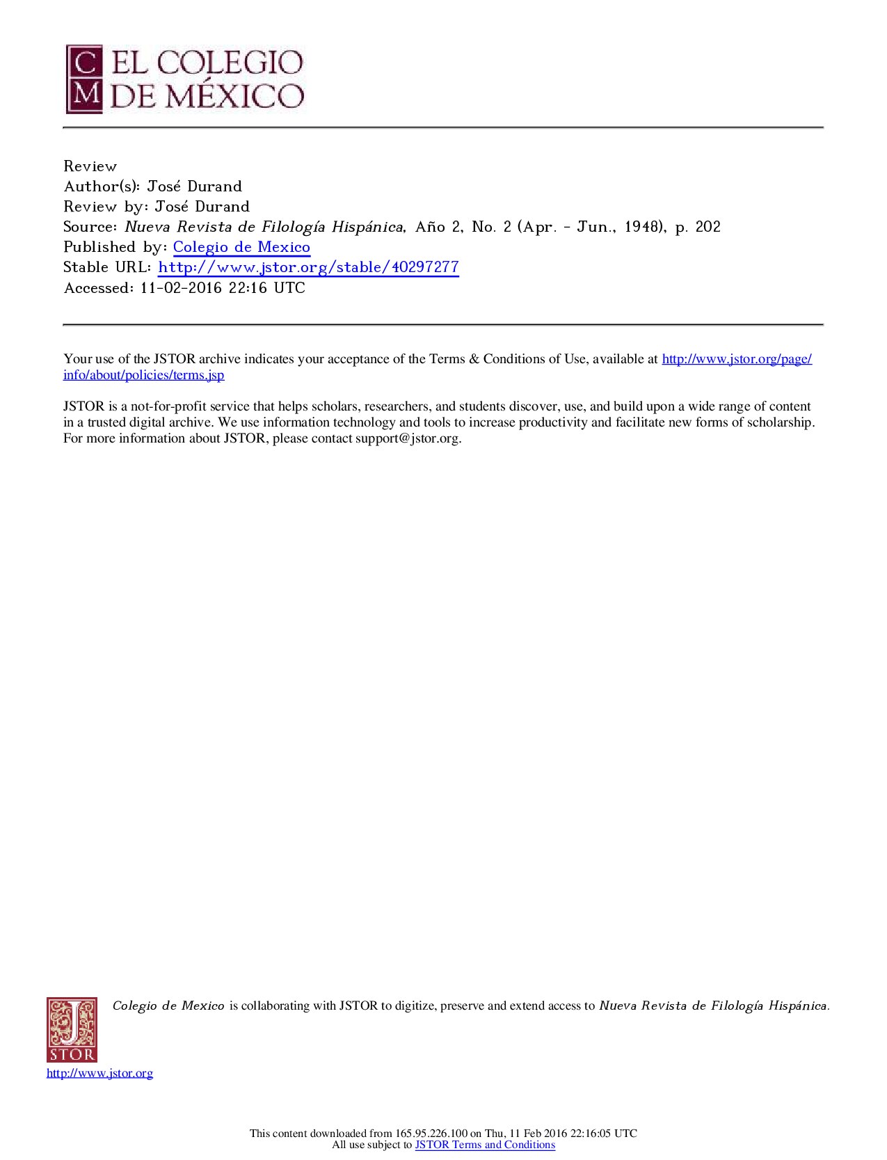 [Nueva Revista de Filología Hispánica 1948-apr-jun vol. 2 iss. 2] El Inca Garcilaso de la Vegaby Raúl Porras Barrenechea{Review by_ José Durand}(1948 Abril―1948 Junio)[10.2307_40297277]{55990937} libgen.li