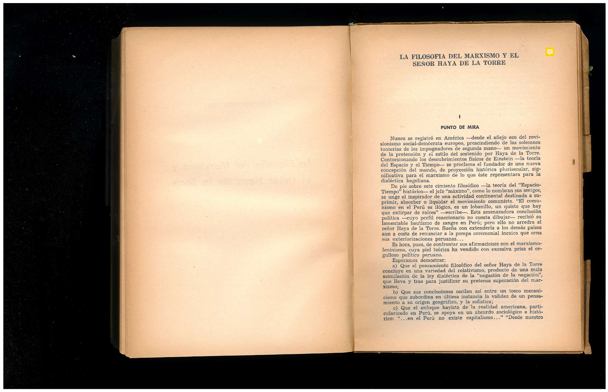 La filosofía del marxismo y el señor Haya de la Torre (R. Arismendi, 1946)