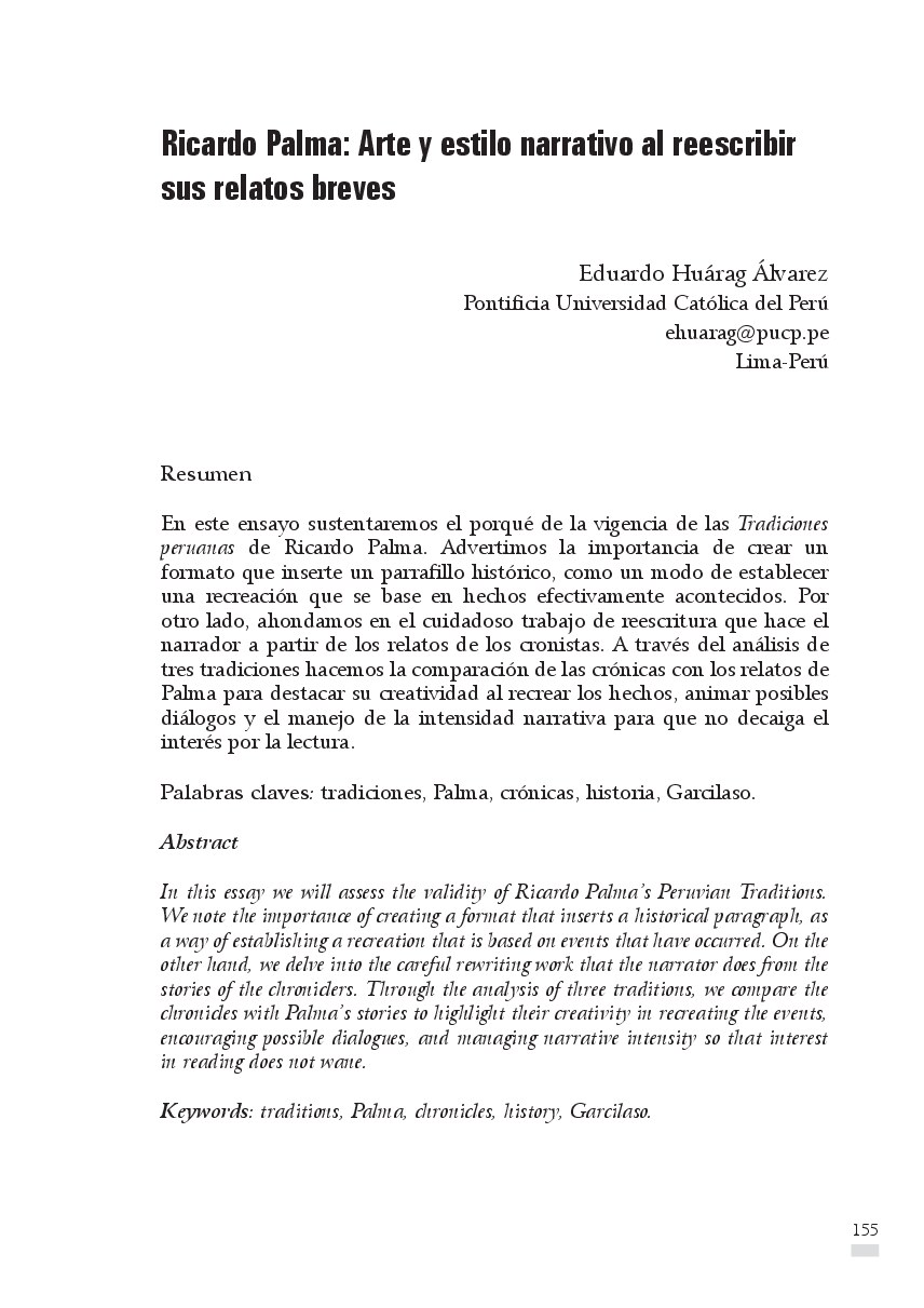 Ricardo+Palma+Arte+y+estilo